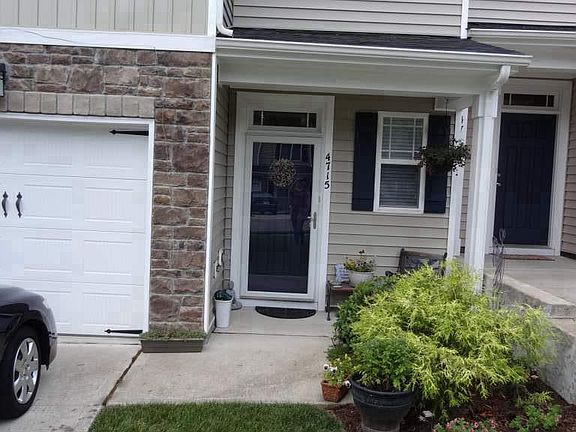 Outside entrance & garage