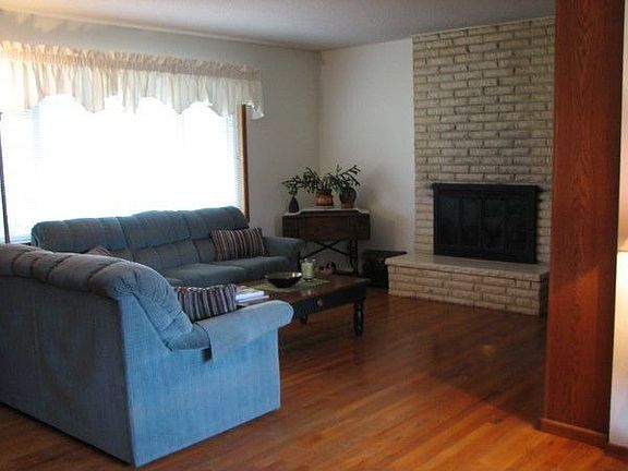 Cozy Wood-Burning Fireplace