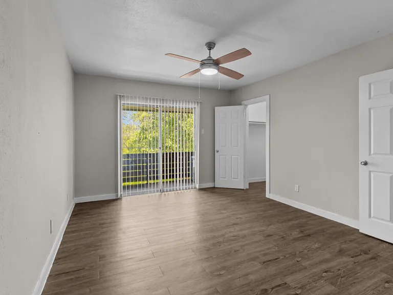 Living area with access to outdoor space
