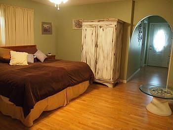 This master bedroom feels like your own private retreat.