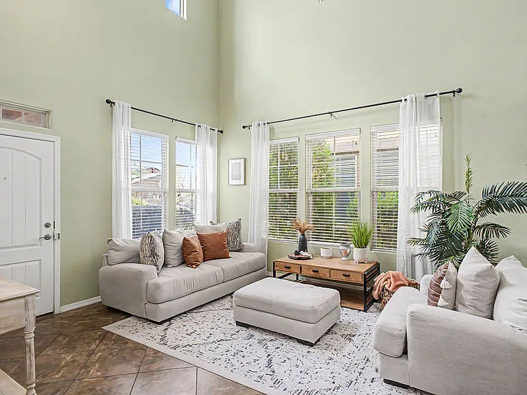 Entry living room