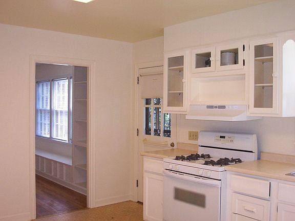 Kitchen looking into den