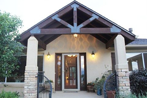 Entrance to the home