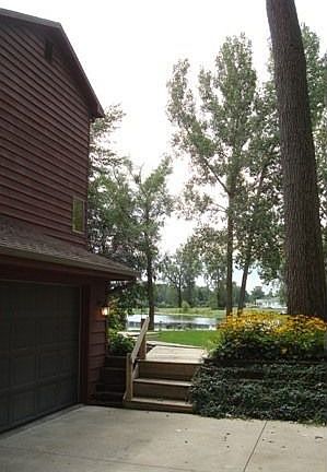 Driveway & lake front