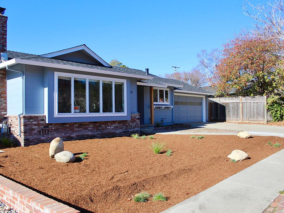 Front of house. This photo is before landscape upgrade.