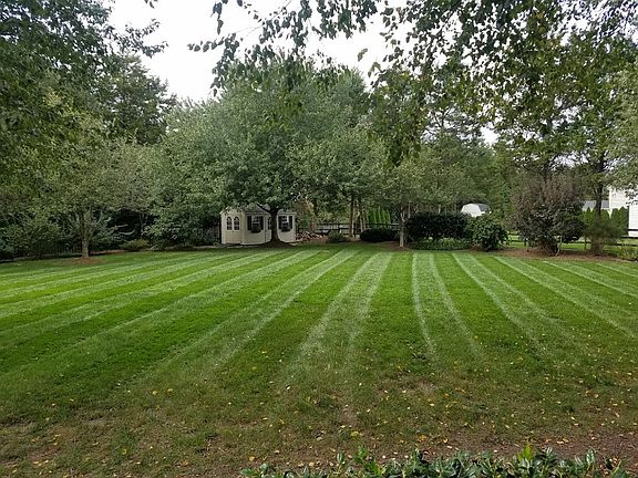 Expansive fenced yard
