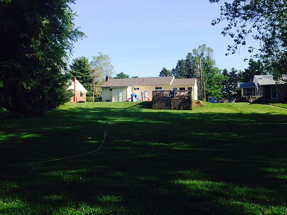 View of house from back yard