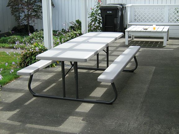 Patio #1 w/ two seating area