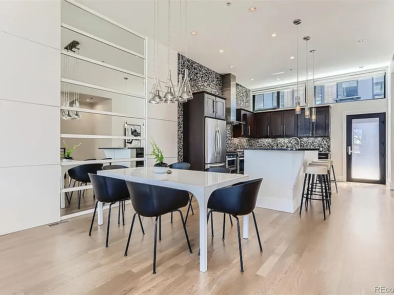 dining room and kitchen from living area