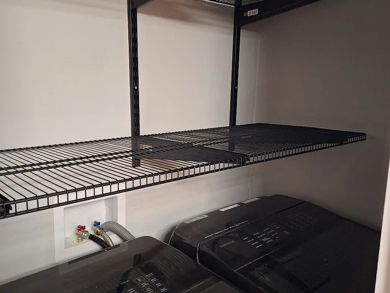 Laundry with Shelves