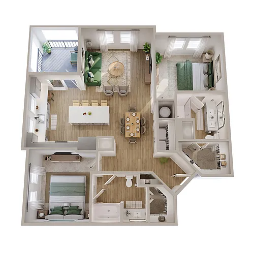 Floor plan B3