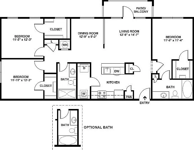 C2 Floorplan w Dimensions C2 Floorplan w Dimensions