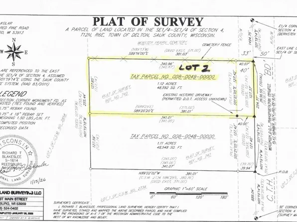 008-0049-00000 County Road Dale, Baraboo, WI 53913