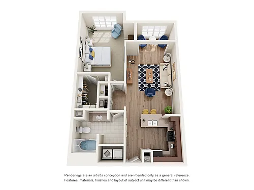 Floor plan 1X1