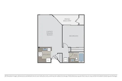 Floor plan The Calais