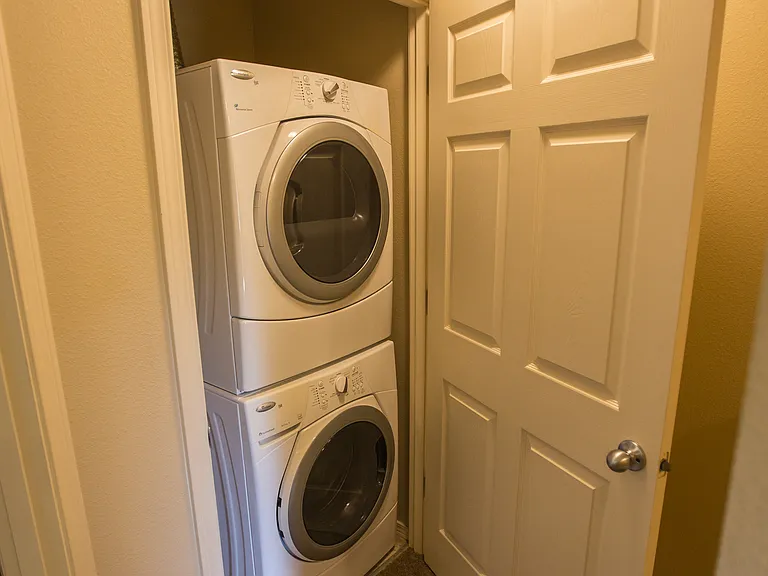 Upstairs Washer and Dryer