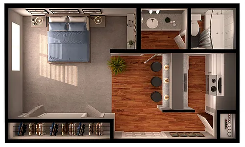 Floor plan Efficiency