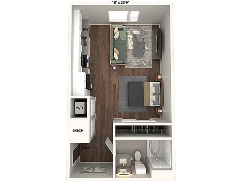 Floor plan S1-Alt Finish Package 2