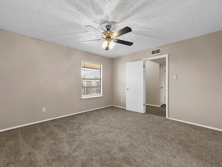 spacious bedroom