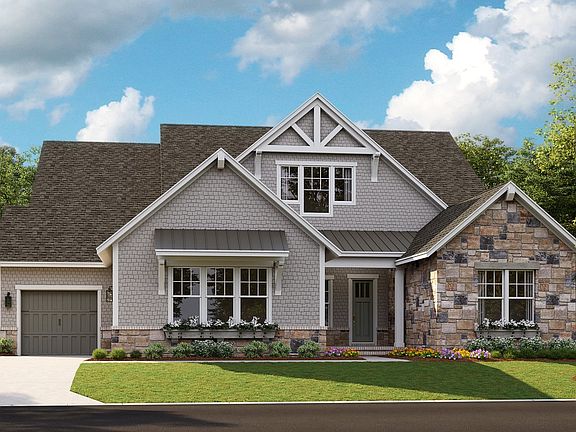 Santa Fe D - Craftsman 3-Car Side Load Garage Note Renderings may show optional features