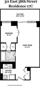 311 E 38th St APT 17C, New York, NY, 10016