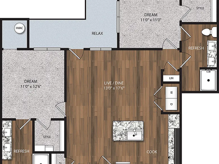 B7 | 2 bed/2 bath B7 | 2 bed/2 bath
