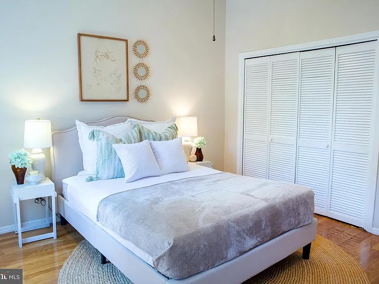 Front bedroom with large wall closet