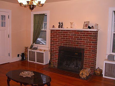 LIving room fireplace