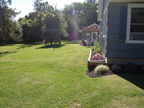 Side of house looking West