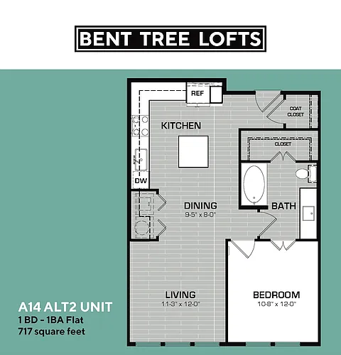 Floor plan A14 Alt 2