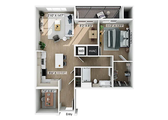 Floor plan A7D