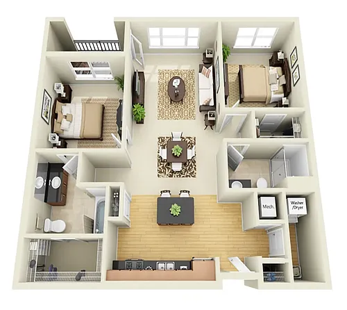 Floor plan B1