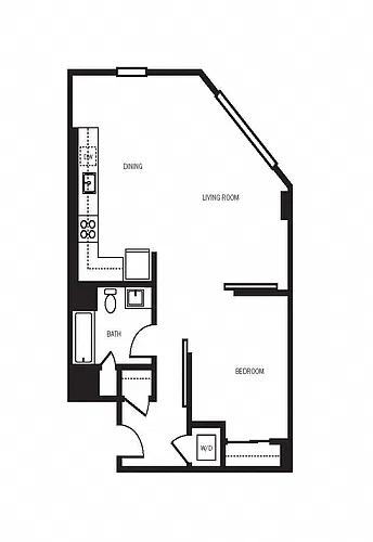Floor plan 1X1 B5
