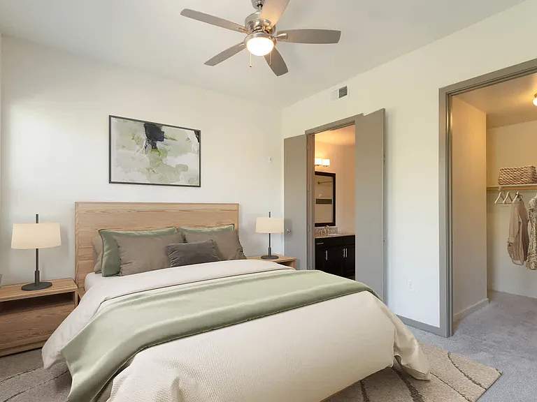 Carpeted Bedroom