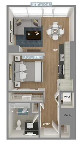 Floor plan SM05-499sf-S