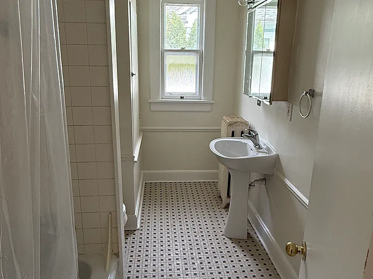 Bath with tub and shower