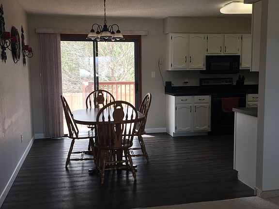 Into dining room from living