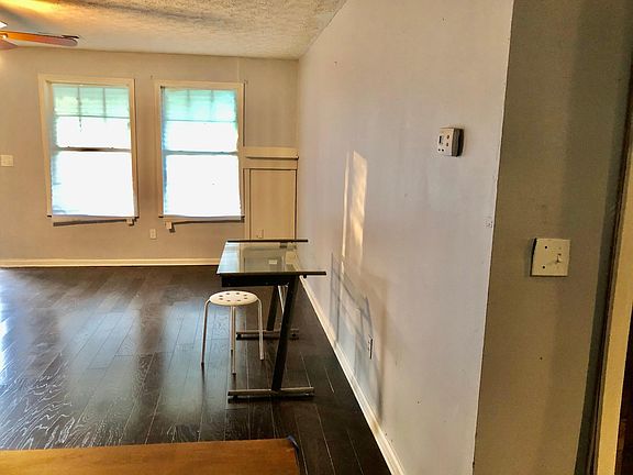 Living, dining, kitchen open concept