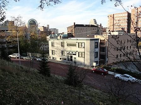 Downtown is our backdrop.