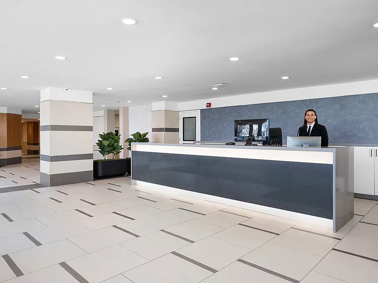 Arrive in luxury-our doorman-serviced lobby welcomes you to refined living