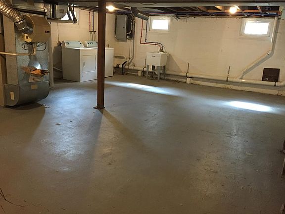 Large basement, with washer & dryer