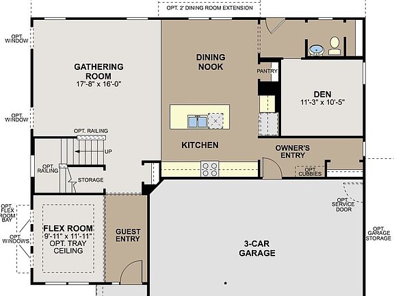 Drake First Floor Options