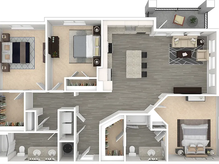 3 Bedroom | 2 Bath | 1394 SF 3 Bedroom | 2 Bath | 1394 SF