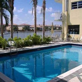 Pool and Gym overlook Waterway