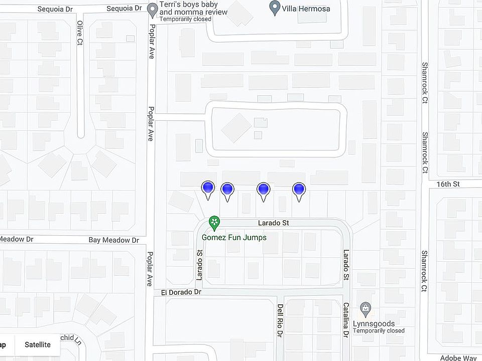 Blue Dots = 4 Lots