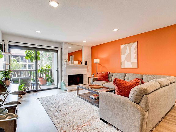 Closer look at the living room area going out to the patio.