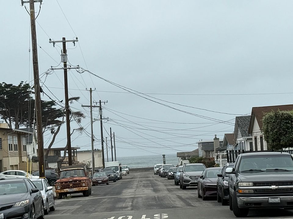 From front door view of ocean