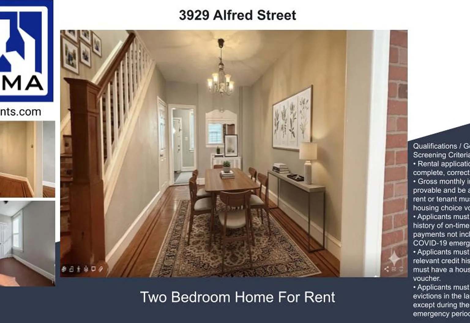 Classic 2-BR Rowhouse with Exposed Brick in Hunting Park — Photo 1