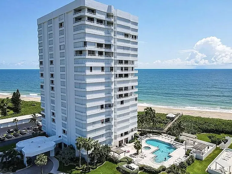 Looking east. Condo ON OCEAN