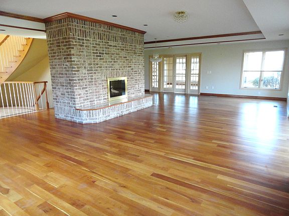 With Full Wall Brick Firepla